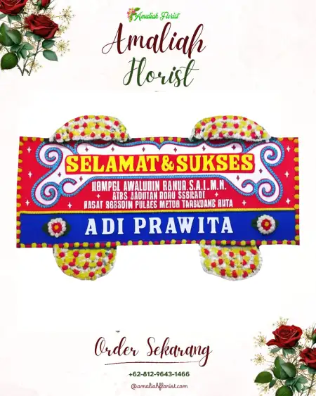 Papan Bunga Ucapan Selamat Tondano Utara